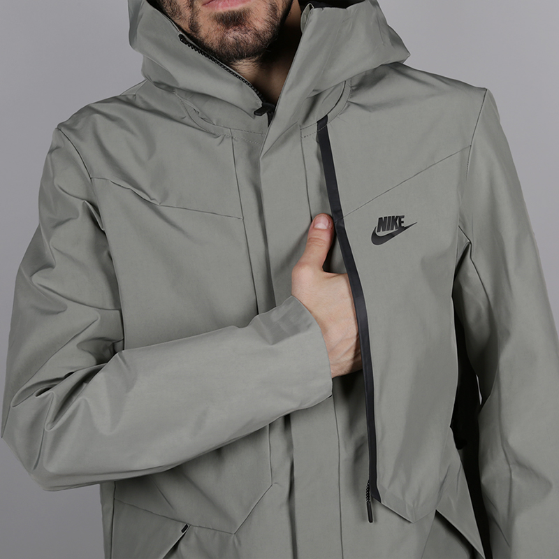 мужская серая куртка Nike Tech Shield 886162-004 - цена, описание, фото 3